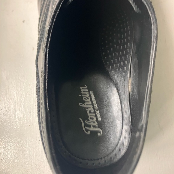 Florsheim Lexington Wingtip Oxford Black Leather size 13 Men’s - Picture 5 of 6